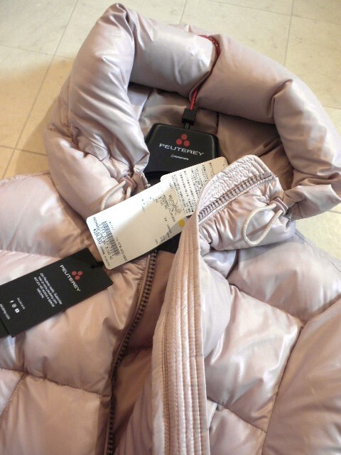新品2024AWモデル入荷☆彡ITALY『PEUTEREY』◆正規◆『ピューテリー』◆優美スモークピンク！プレミアムなロングダウンコート！42size_画像9