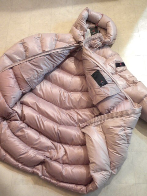 新品2024AWモデル入荷☆彡ITALY『PEUTEREY』◆正規◆『ピューテリー』◆優美スモークピンク！プレミアムなロングダウンコート！42size_画像7