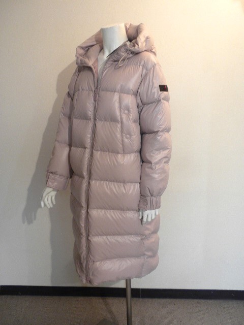 新品2024AWモデル入荷☆彡ITALY『PEUTEREY』◆正規◆『ピューテリー』◆優美スモークピンク！プレミアムなロングダウンコート！42size_画像3