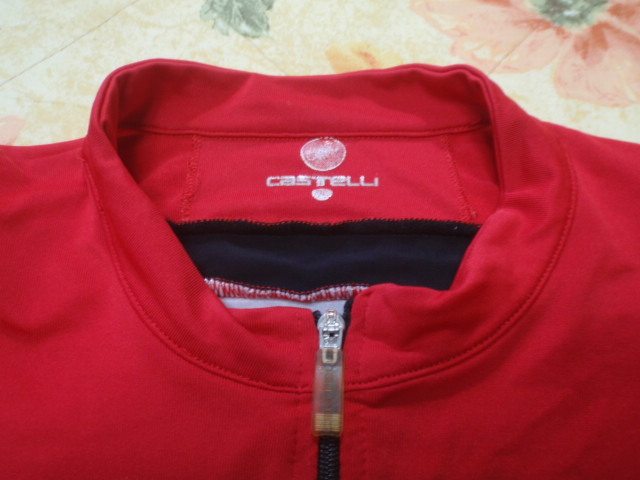 カステリ Castelli ジャージ 赤 Ｌサイズ _画像3