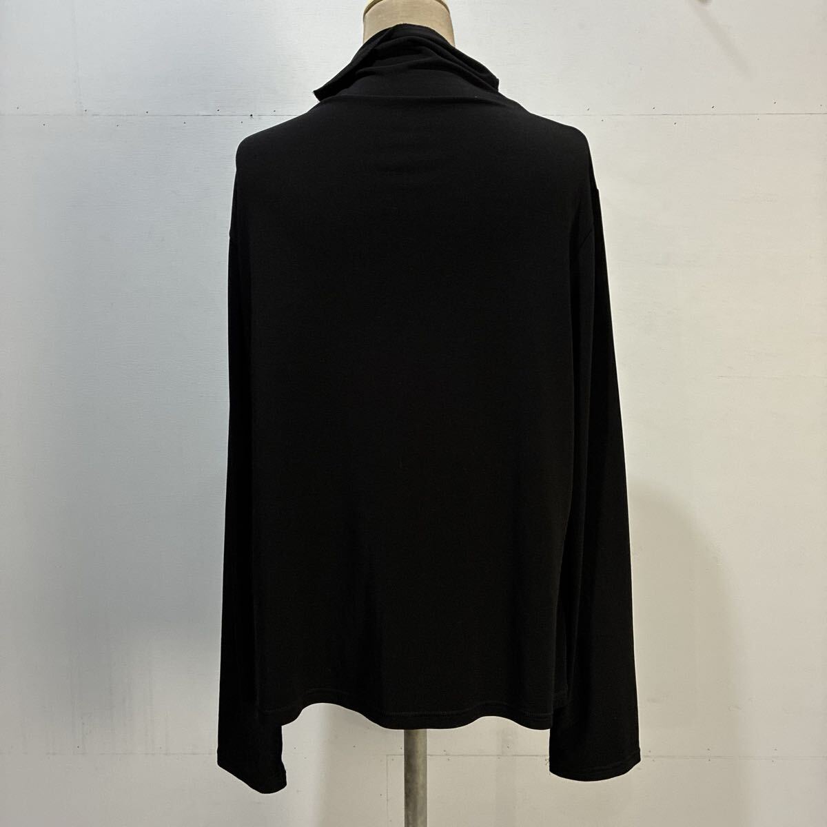 t.b センソユニコ sensounico ハイネックカットソー タートルネック デザインカットソー 長袖 黒 ブラック【レターパックプラス郵送可】W_画像5