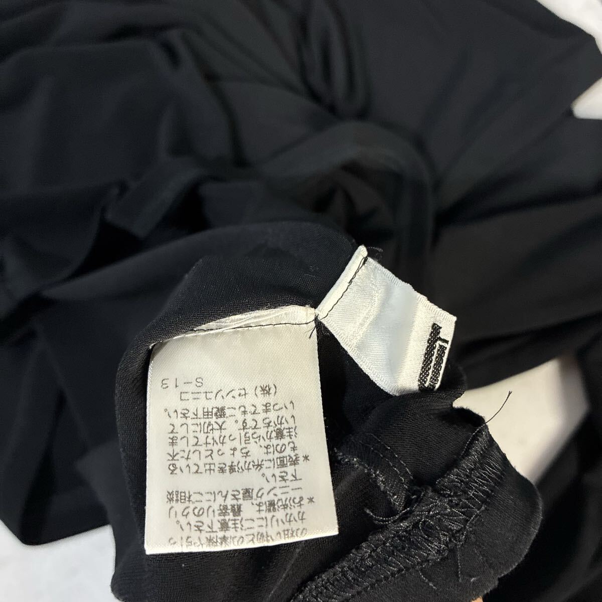 t.b センソユニコ sensounico ハイネックカットソー タートルネック デザインカットソー 長袖 黒 ブラック【レターパックプラス郵送可】W_画像8