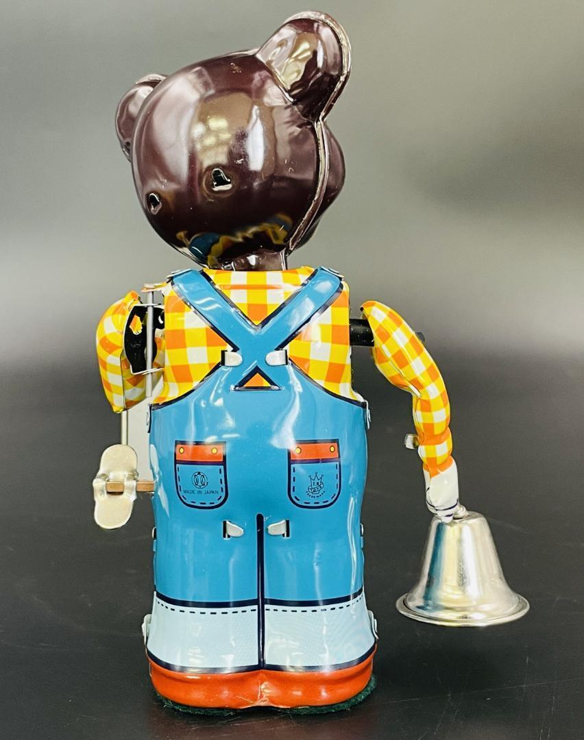  север . коллекция T.K TOYS WIND-UP NEWS-CUB News Bear жестяная пластина zen мой игрушка сделано в Японии переиздание север ... подписан с коробкой collector товар 