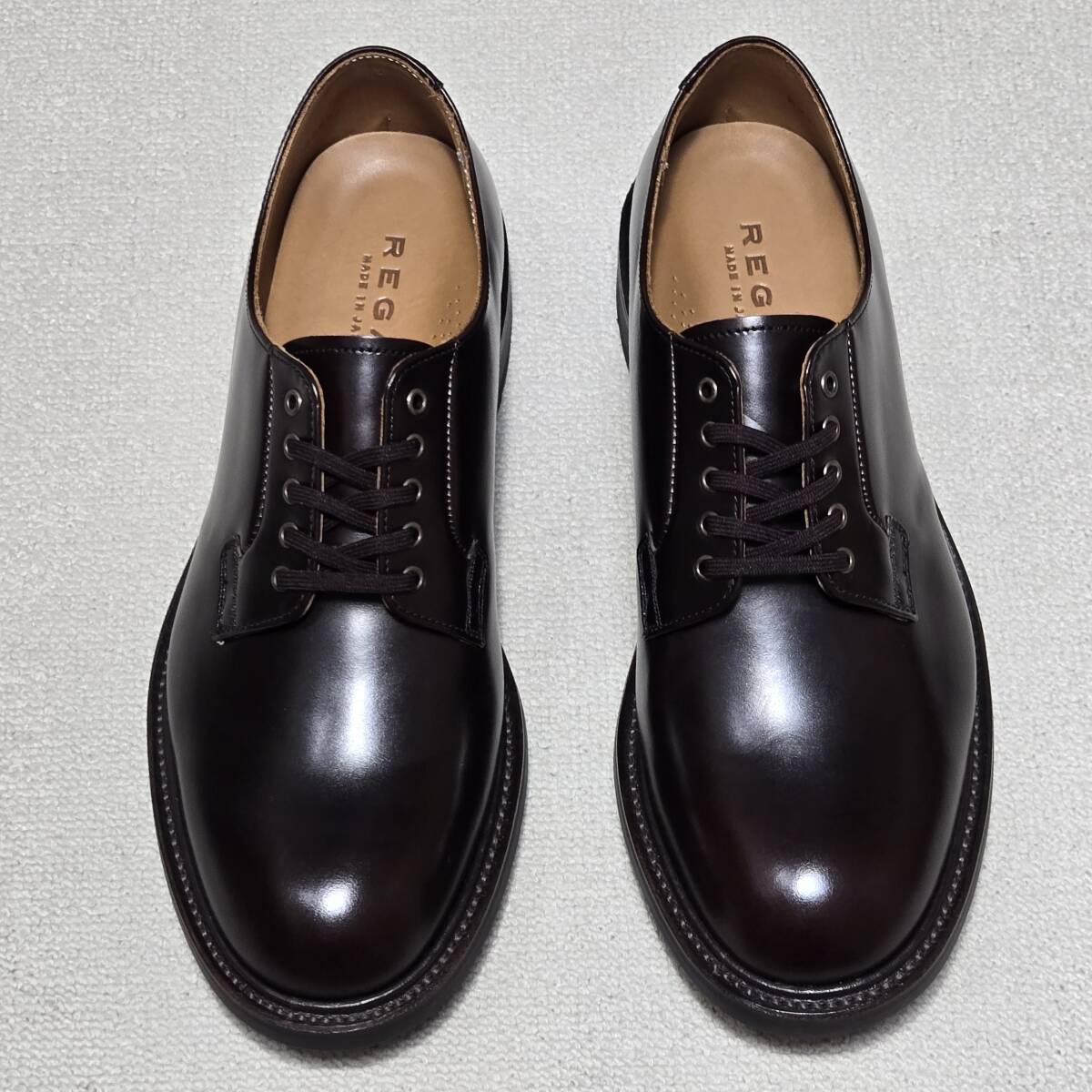 【未使用品】 REGAL NEW Classic Plain toe 02BLCB 24.5cm ダークブラウン リーガル_画像2
