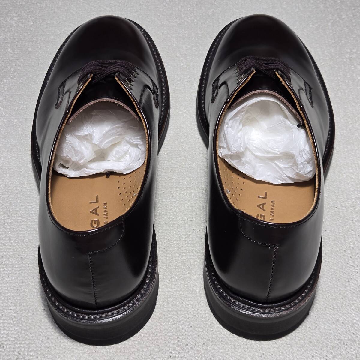 【未使用品】 REGAL NEW Classic Plain toe 02BLCB 24.5cm ダークブラウン リーガル_画像4