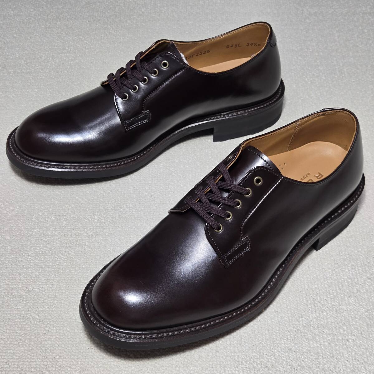 【未使用品】 REGAL NEW Classic Plain toe 02BLCB 24.5cm ダークブラウン リーガル_画像5