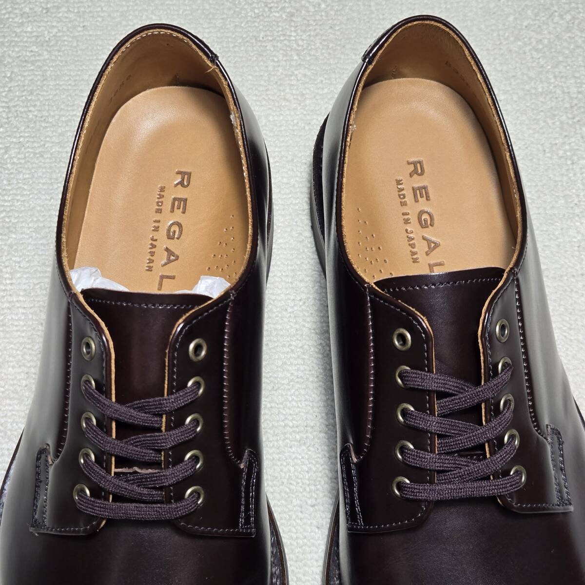 【未使用品】 REGAL NEW Classic Plain toe 02BLCB 24.5cm ダークブラウン リーガル_画像7