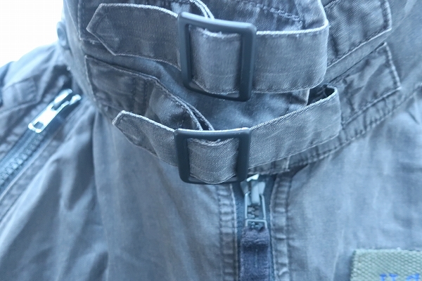 2-2458B/AVIREX USED加工 A-75 2WAY ミリタリーシャツ 6195008 アヴィレックス _画像6