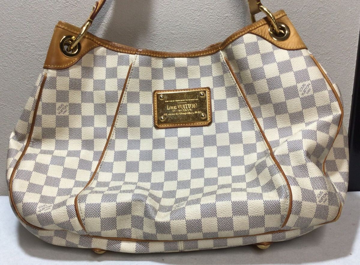 買マス636-80 LOUIS VUITTON ルイヴィトン ダミエ アズール ガリエラPM ワンショルダーバッグ 保存袋付き_画像2
