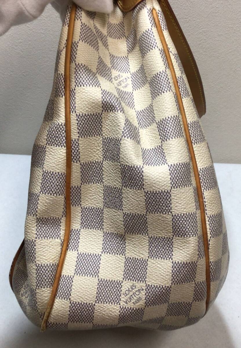 買マス636-80 LOUIS VUITTON ルイヴィトン ダミエ アズール ガリエラPM ワンショルダーバッグ 保存袋付き_画像5