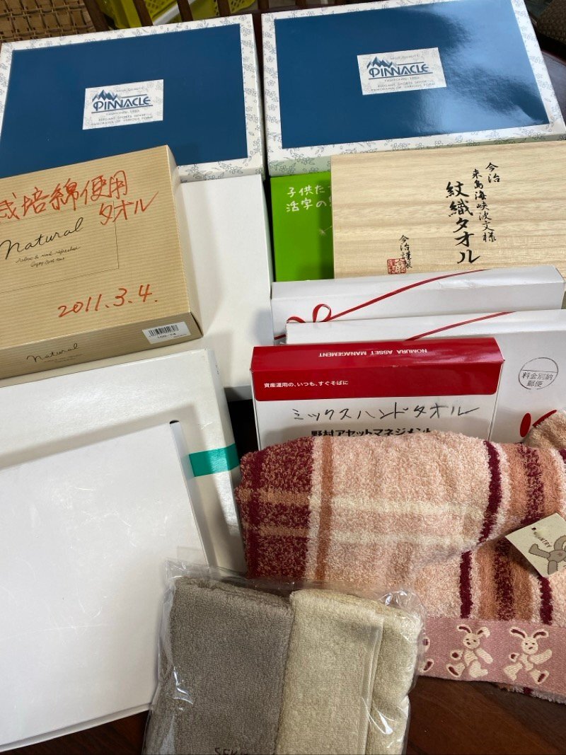 お得　！　未使用品　タオルまとめ タオル　フェイスタオル　ハンドタオル　今治タオル他☆ちょこオク☆140雑貨_画像1