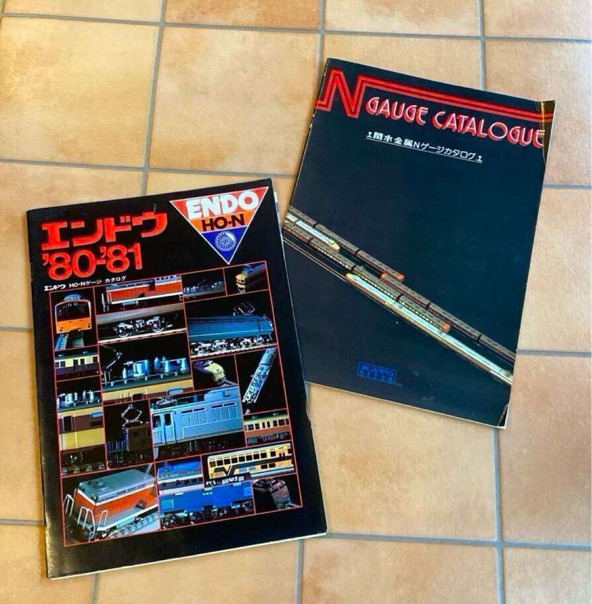 1978年 N GAUGE CATALOGUE 関水金属 Nゲージカタログ KATO・ENDO エンドウ　HO・Nゲージ 80'ー81' 2冊セット鉄道模型 製品価格一覧表付き　_画像1