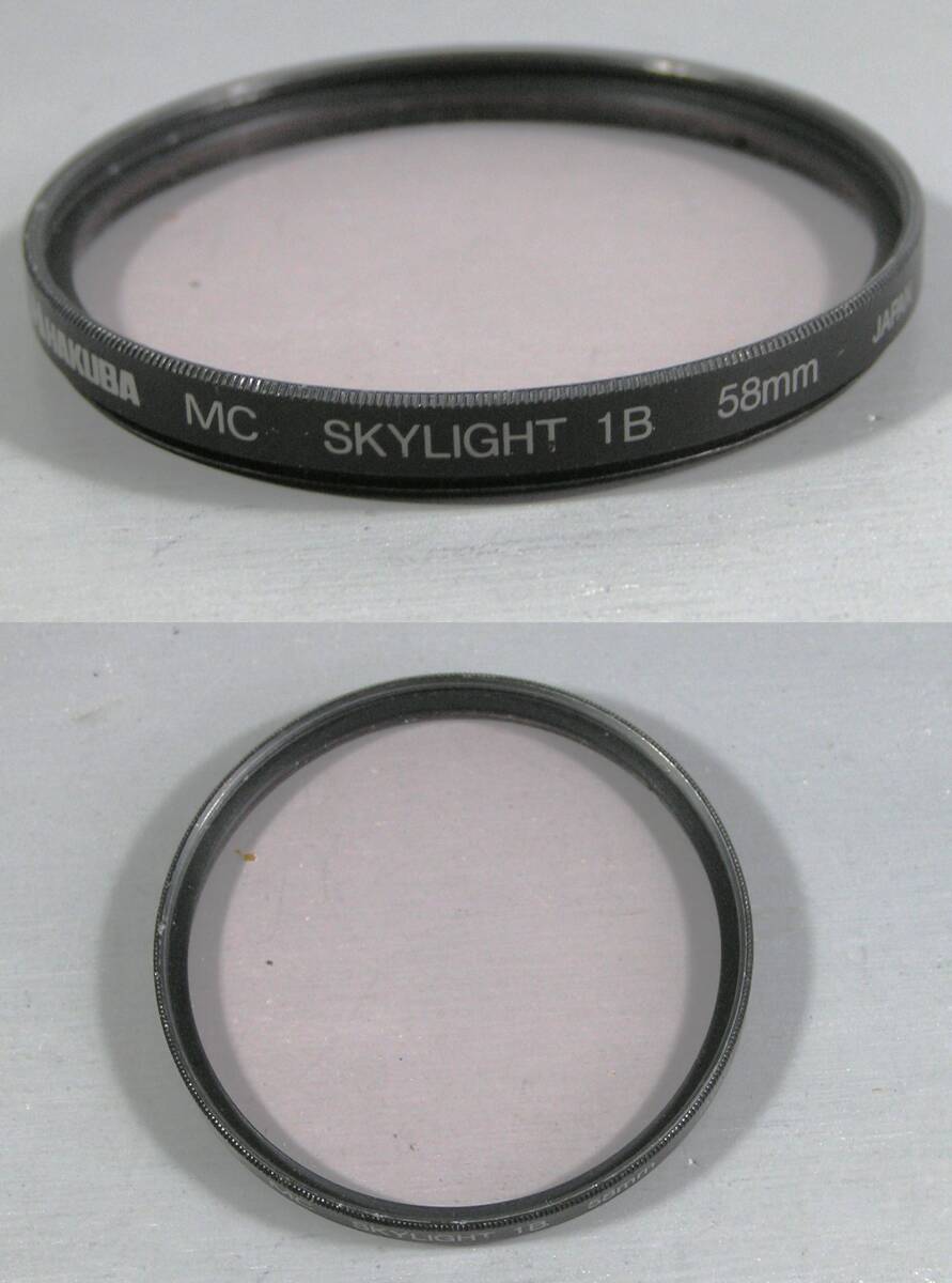 Hakuba (373-3) 美品・レンズ・フィルター 58mm MC Skylight (レンズ保護) ハクバ_画像1