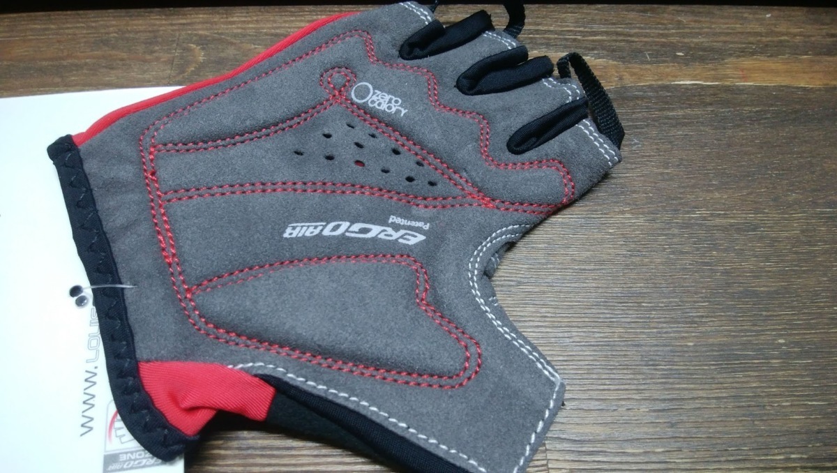 激安 ルイガノ 0CALORY (新型LG GLOVEと同じ物です) 春夏秋用 汗を吸収するタオル生地 黒 XSsiz_画像2