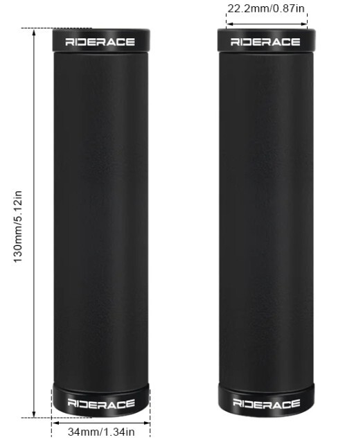 処分 RIDERACE サドル グリップ同色セット 硬さスポーツタイプ 一台分 ダークブラウン 1325 レターパック可_画像5