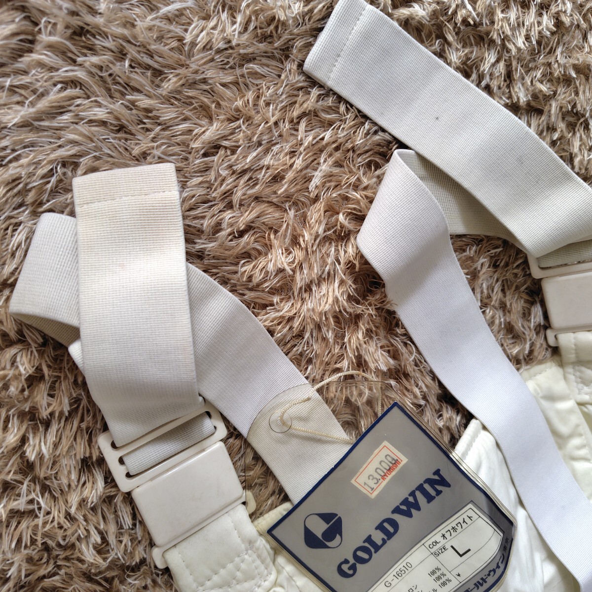 GOLDWIN ゴールドウィン レディースL 東京製 当時物 タグあり 未使用 レトロ スキーウェア パンツ サロペット Ski suit Vintage Japan_画像8