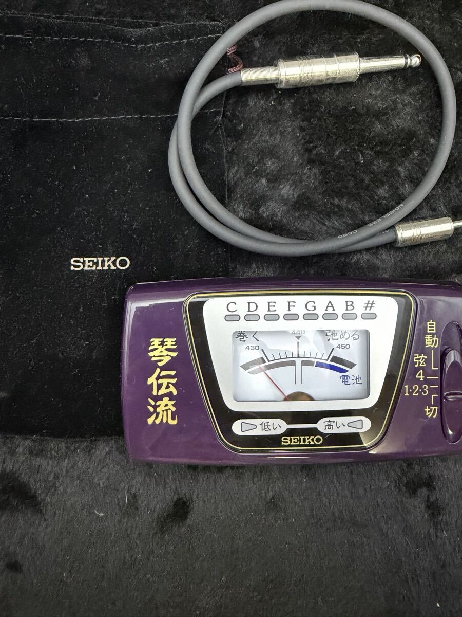 D1112 大正琴調律器 SElKO ST300V 琴伝流_画像1