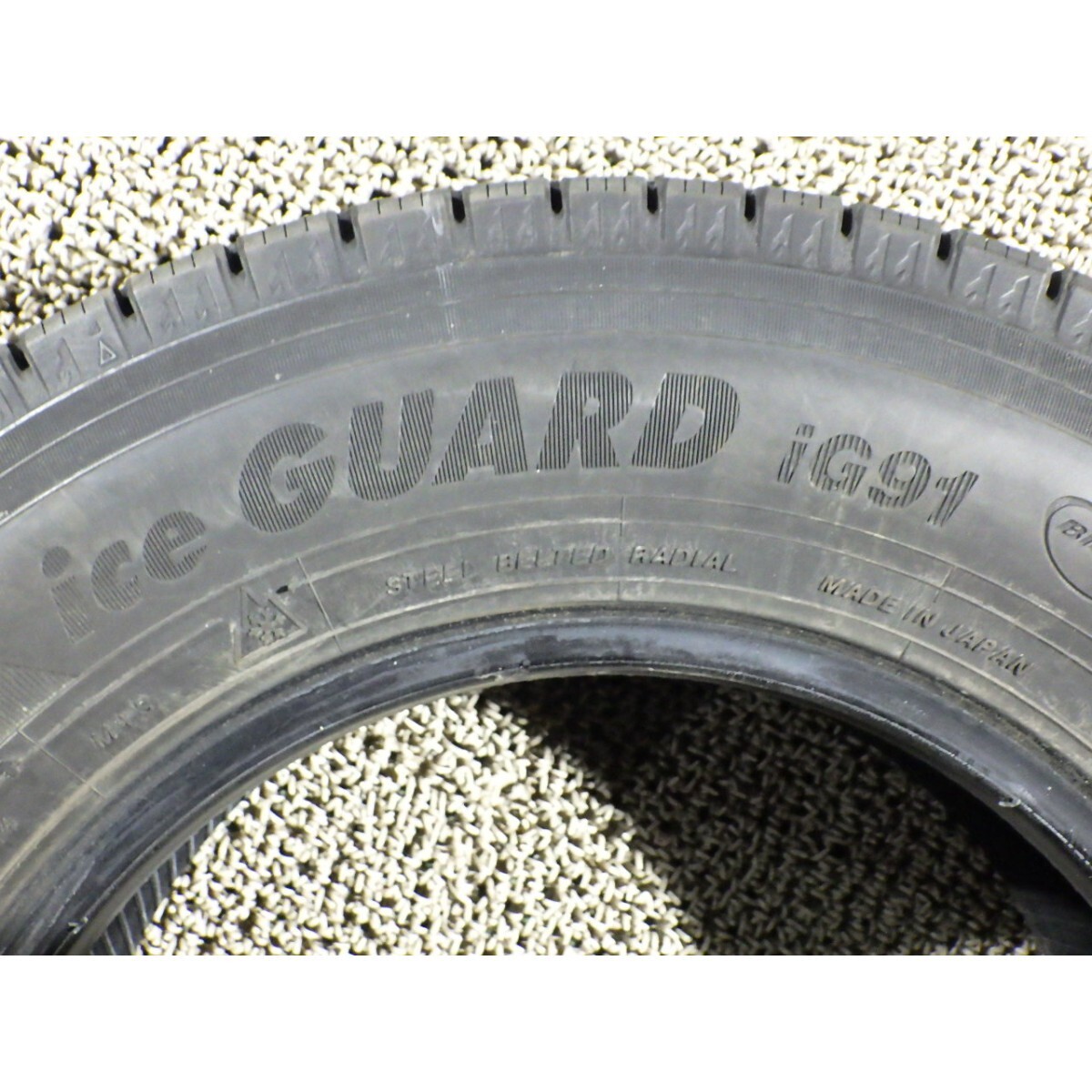  Yokohama ice GUARD iG91 145/80R12 80/78N LT 4шт.@SET*2021 год производства 8 толщина выпуклости зимний * б/у Special кисть ... повреждение нет * Asahikawa самовывоз возможно 
