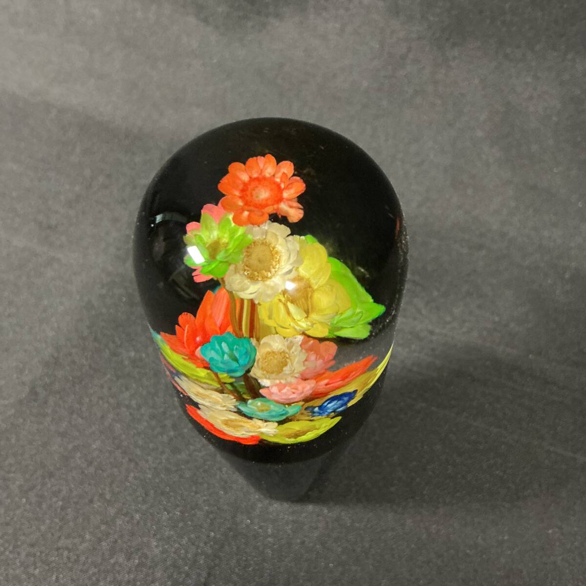 【當(dāng)時(shí)物】★ シフトノブ『 水中花 』 ★　 希少 昭和レトロ 舊車 デコトラ トラック野郎 街道レーサー 暴走族 高速有鉛 ホットロッドA14