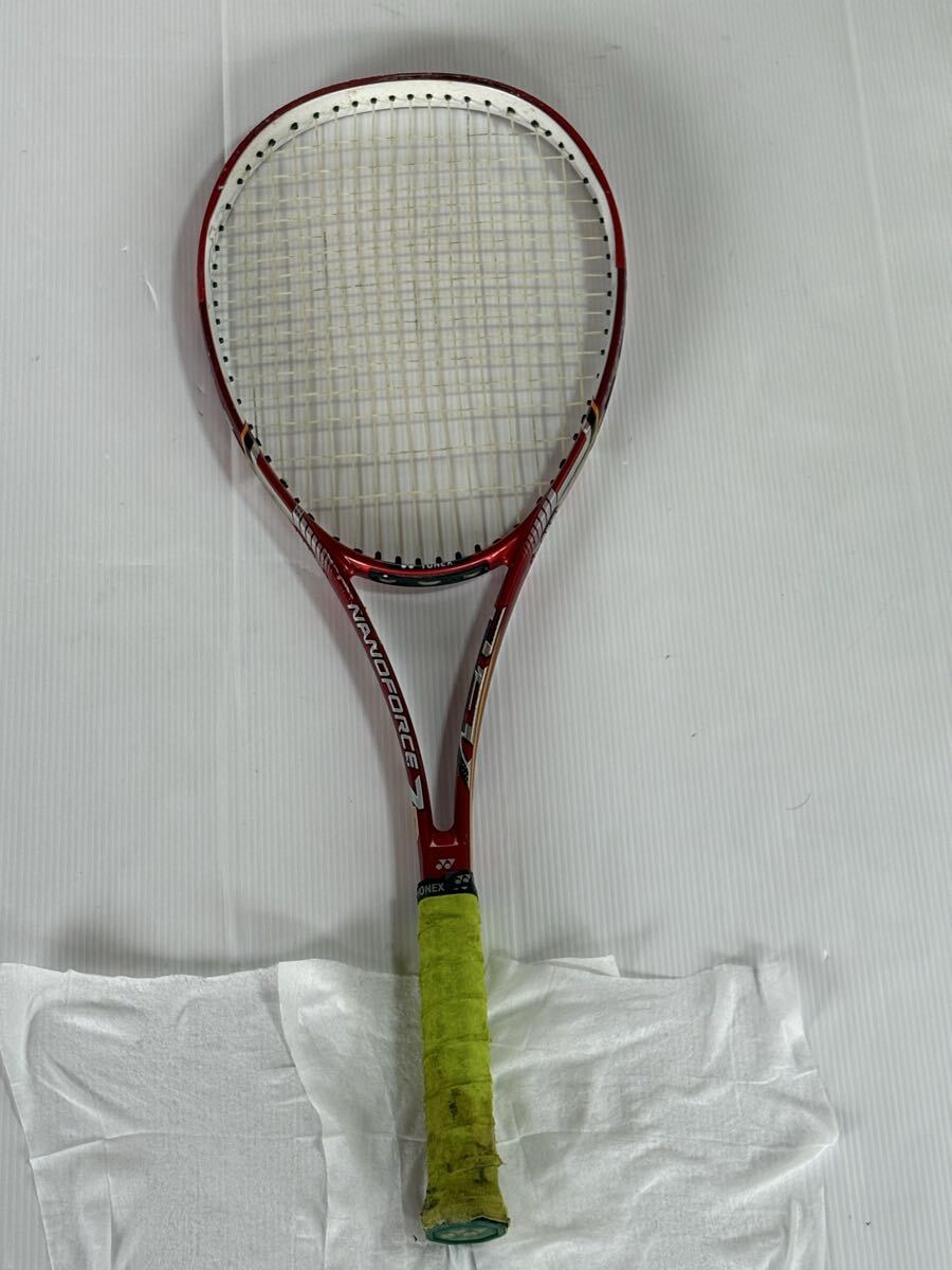 NANOFORCE 7S テニスラケット レッド YONEX テニスラケット_画像1