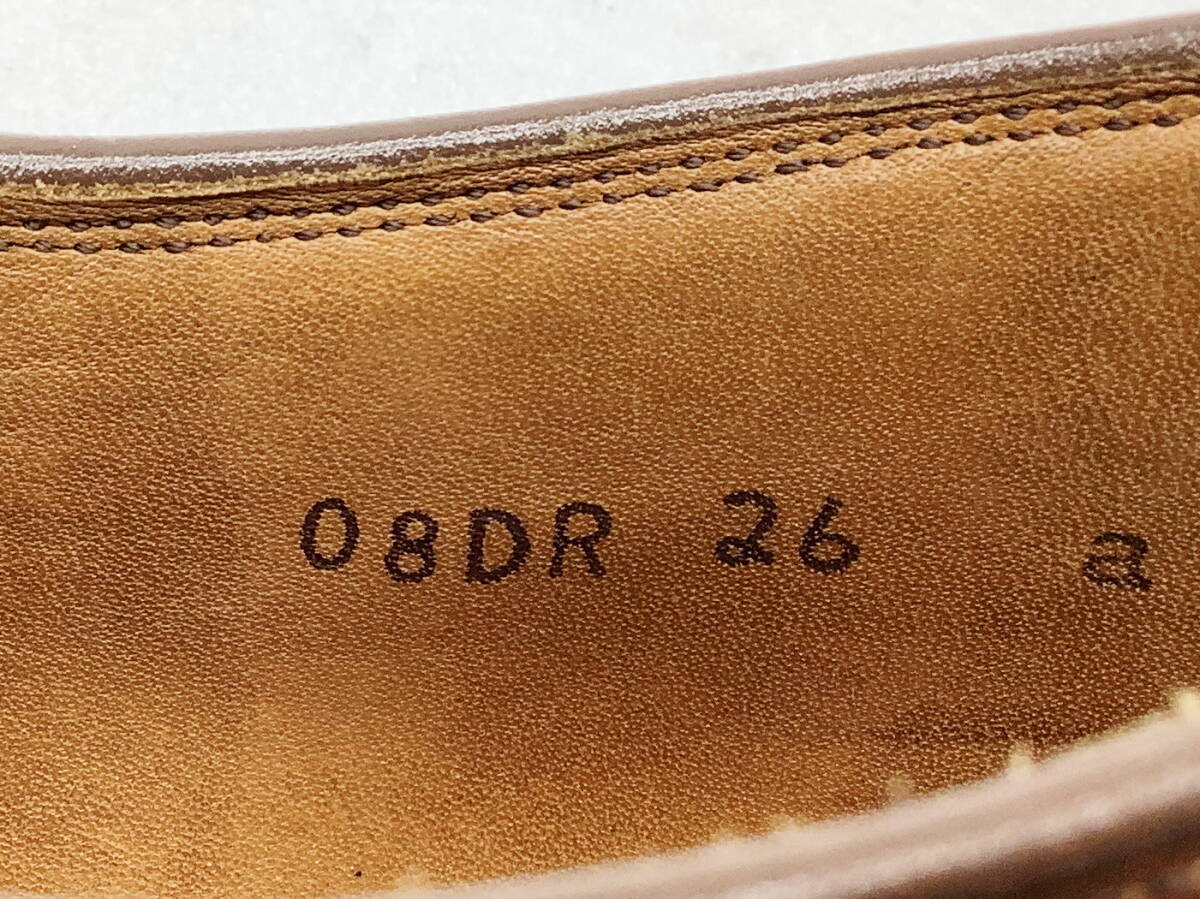 【美品】REGAL リーガル ★ 08DR 内羽ストレートチップドレス Made in Japan 26 ★_画像6