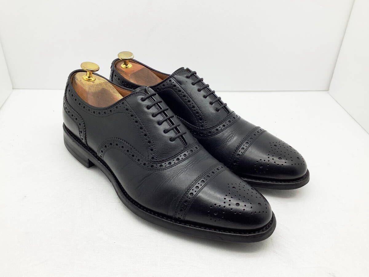 【美品】REGAL リーガル ★ 04KR セミブローグドレス Made in Japan 26.5 ★_画像2