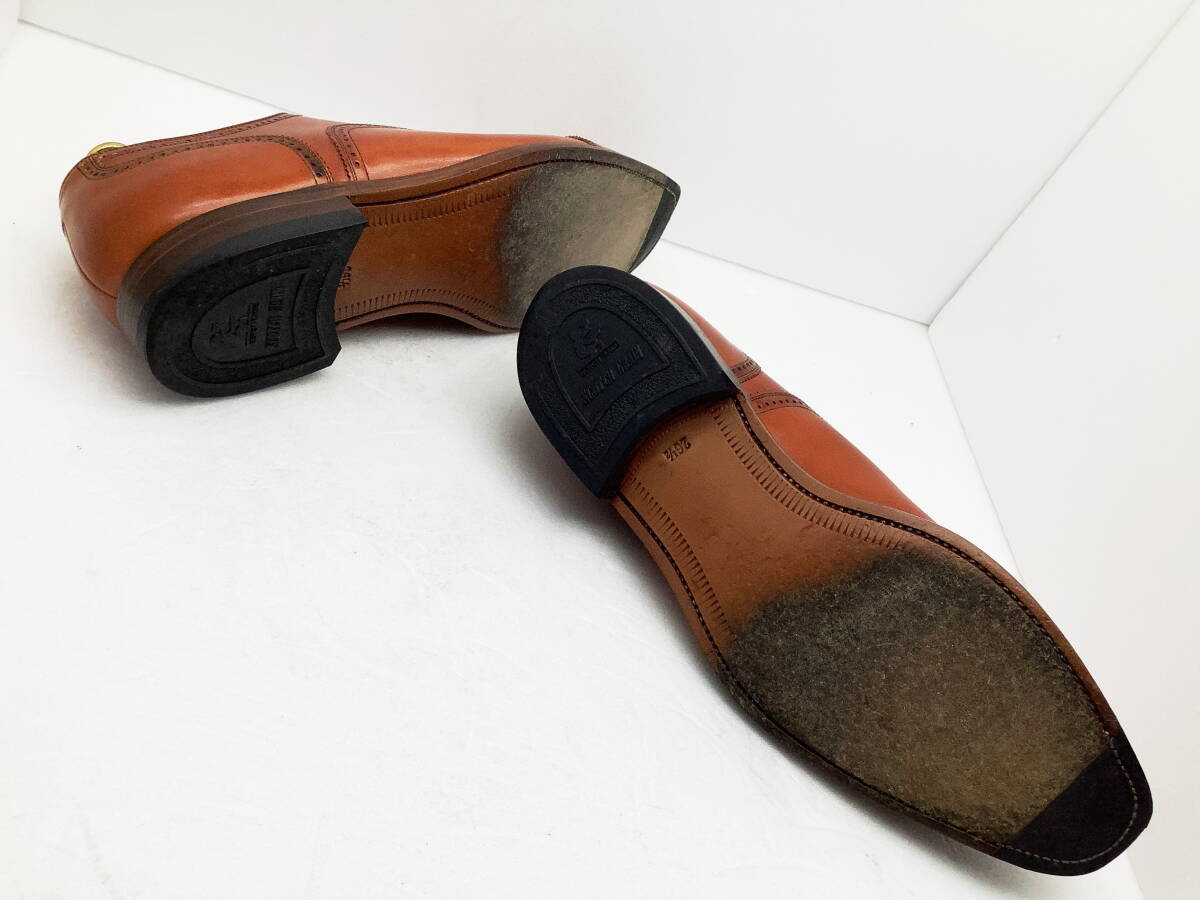 【美品】SCOTCH GRAIN スコッチグレイン ★ オデッサ セミブローグドレス グッドイヤー製 Made in Japan 26.5 ★_画像3