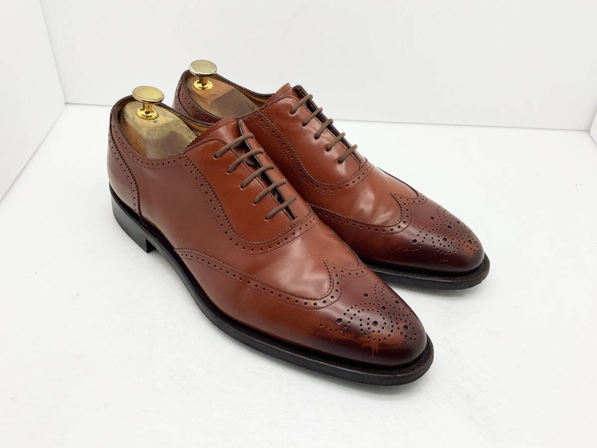 【良品】REGAL リーガル ★ 216R ウイングチップドレス Made in Japan 25 ★_画像2