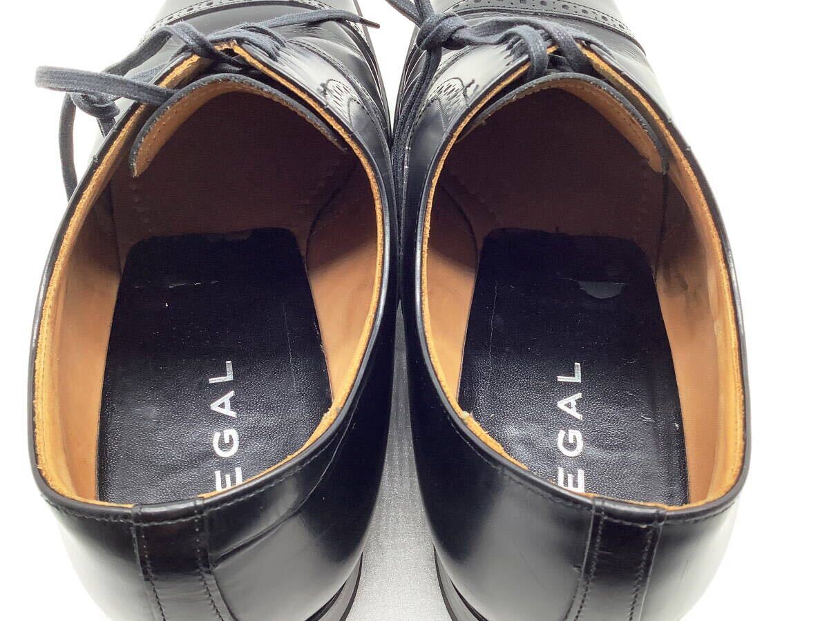 【良品】REGAL リーガル ★ 122R 内羽キャップトゥドレス Made in Japan 27 ★_画像6