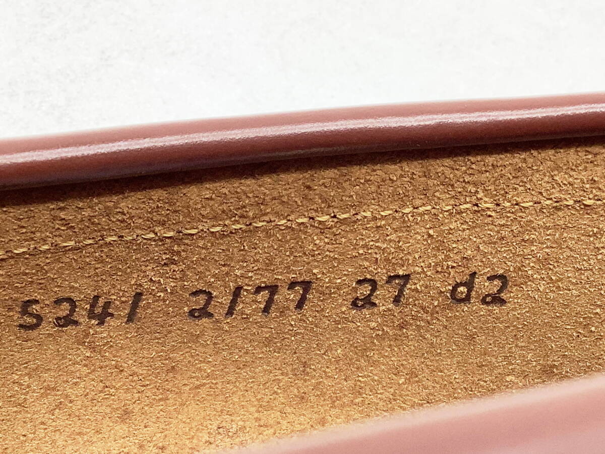 【使用僅良品】REGAL リーガル ★ 2177 定番 ペニーローファー グッドイヤー製 27 ★_画像7