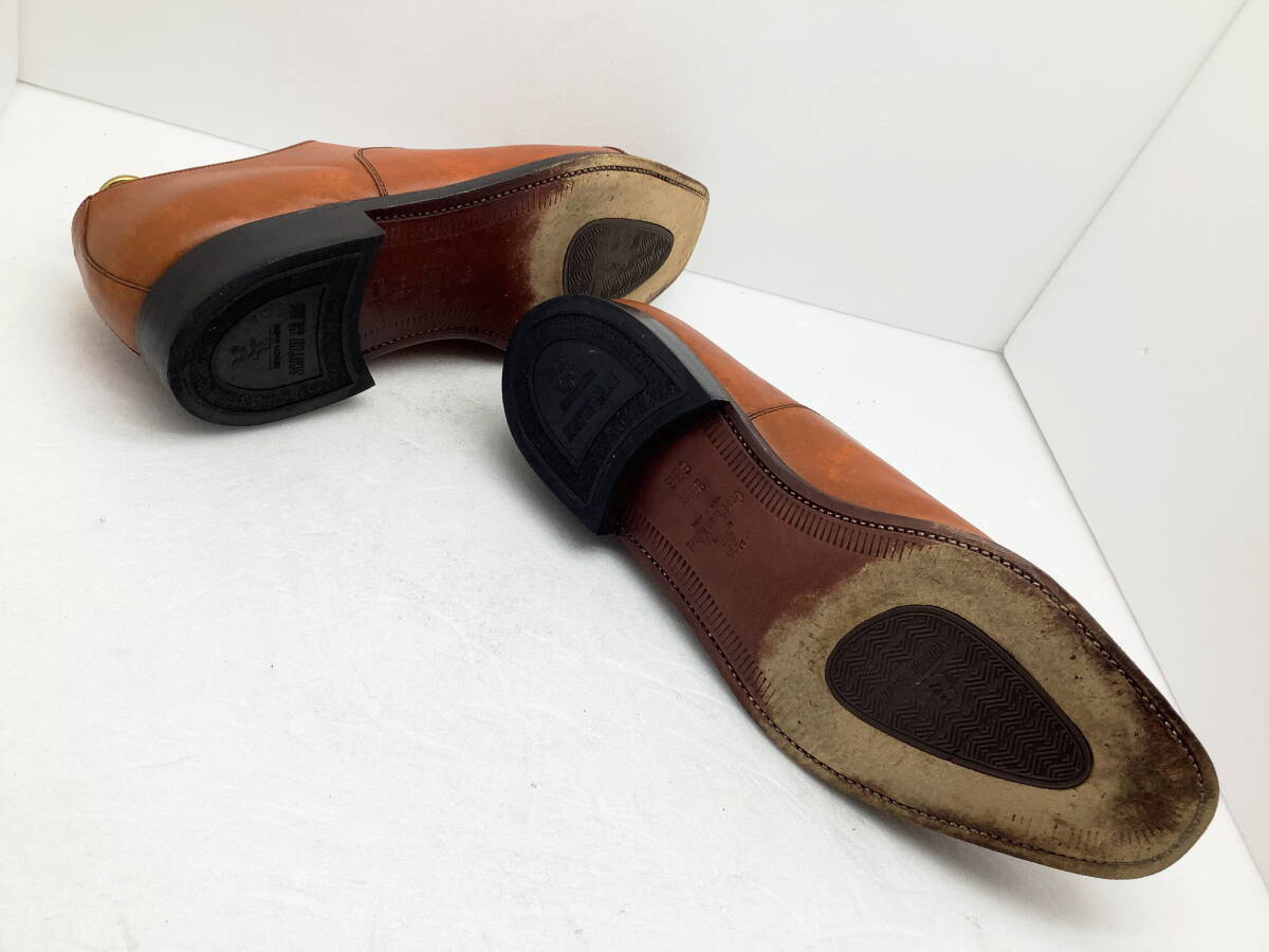 【使用僅美品】SCOTCH GRAIN スコッチグレイン ★ アシュランス パンチドキャップトゥドレス グッドイヤー製 Made in Japan 26.5 ★_画像3