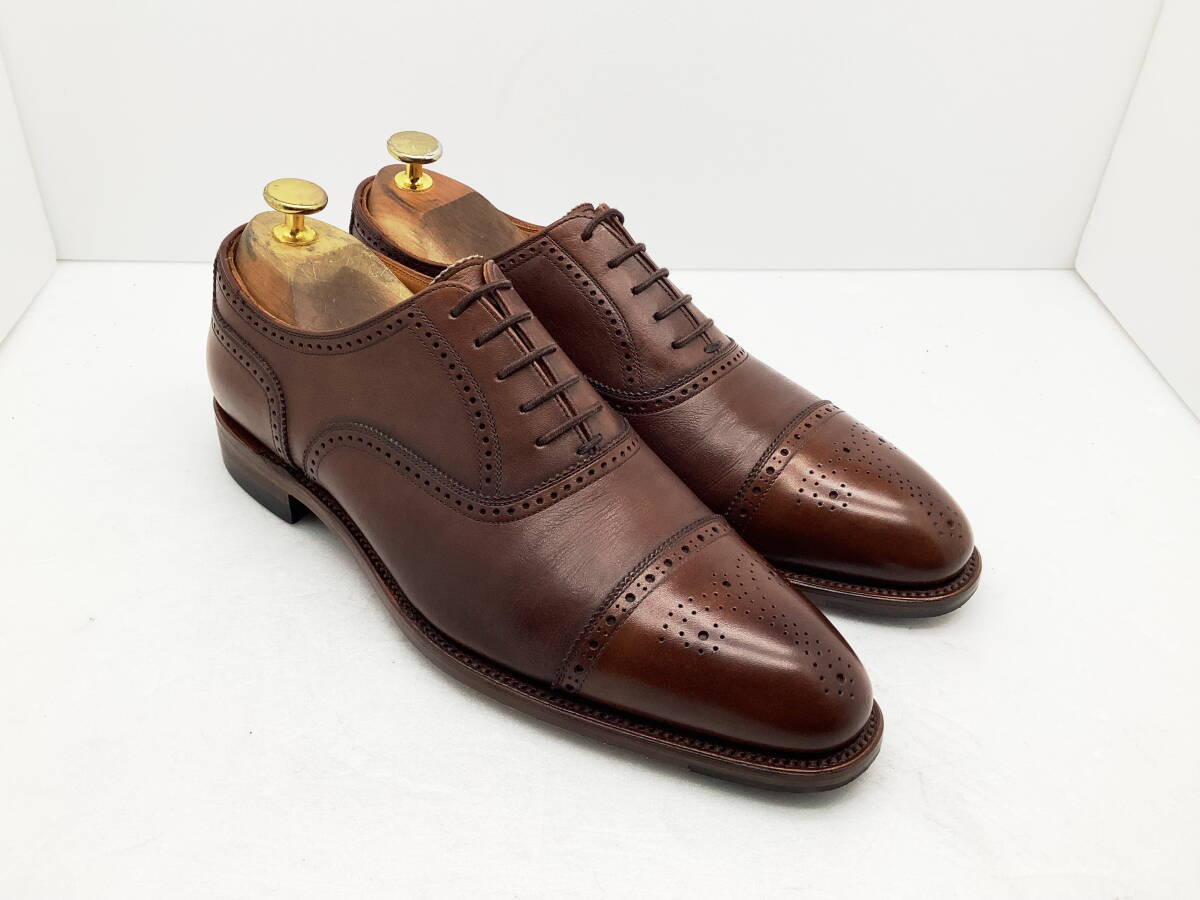 【良品】SCOTCH GRAIN スコッチグレイン ★ 匠シリーズ セミブローグドレス グッドイヤー製 Made in Japan 25 ★_画像2