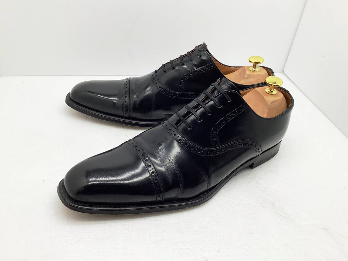 【良品】REGAL リーガル ★ 122R 内羽キャップトゥドレス Made in Japan 27 ★_画像1