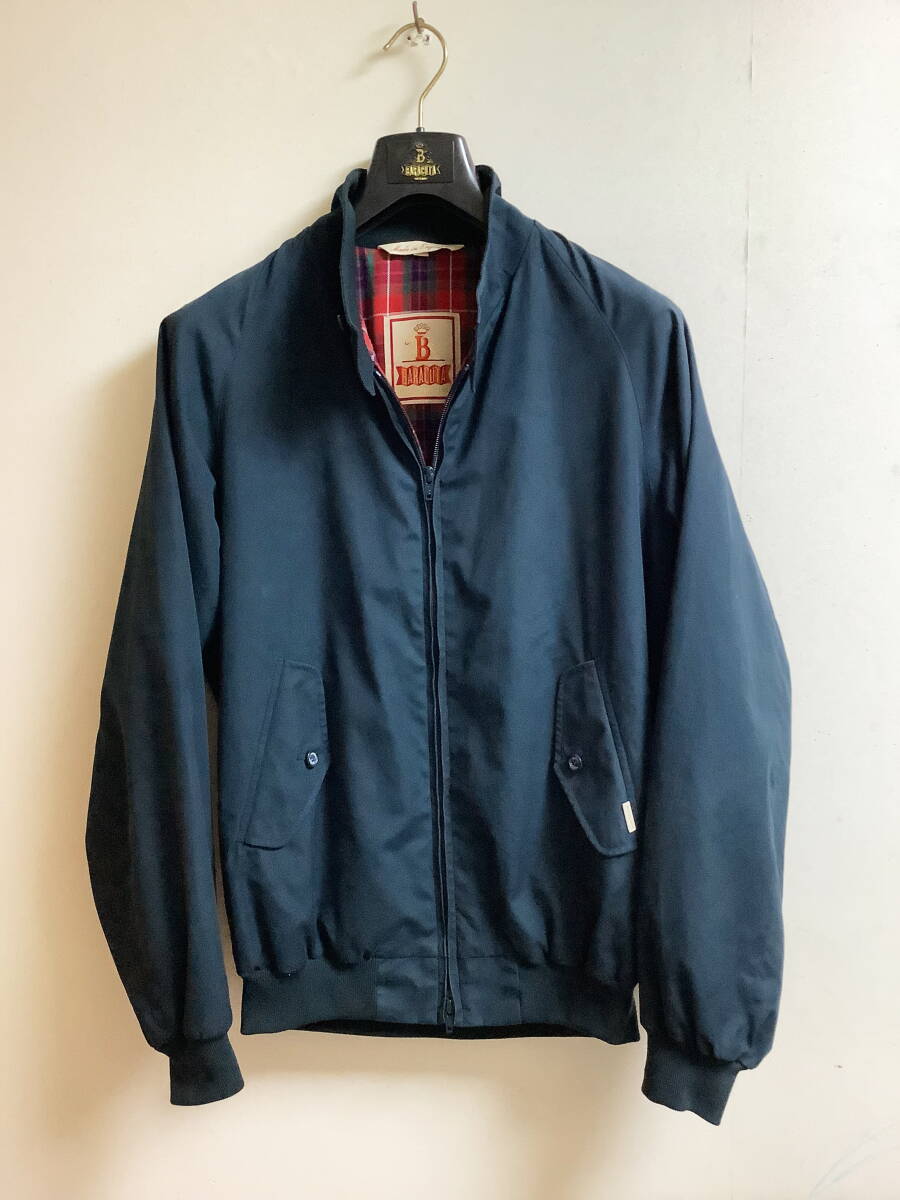【美品】BARACUTA バラクータ ★ G9 スウィングトップ ダークネイビー コットン 38 ★_画像1