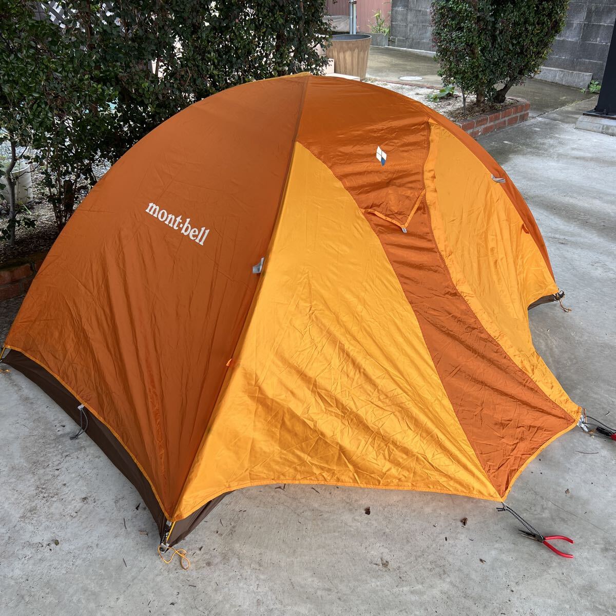 mont-bell モンベル クロノスドーム2型 オレンジ_画像1