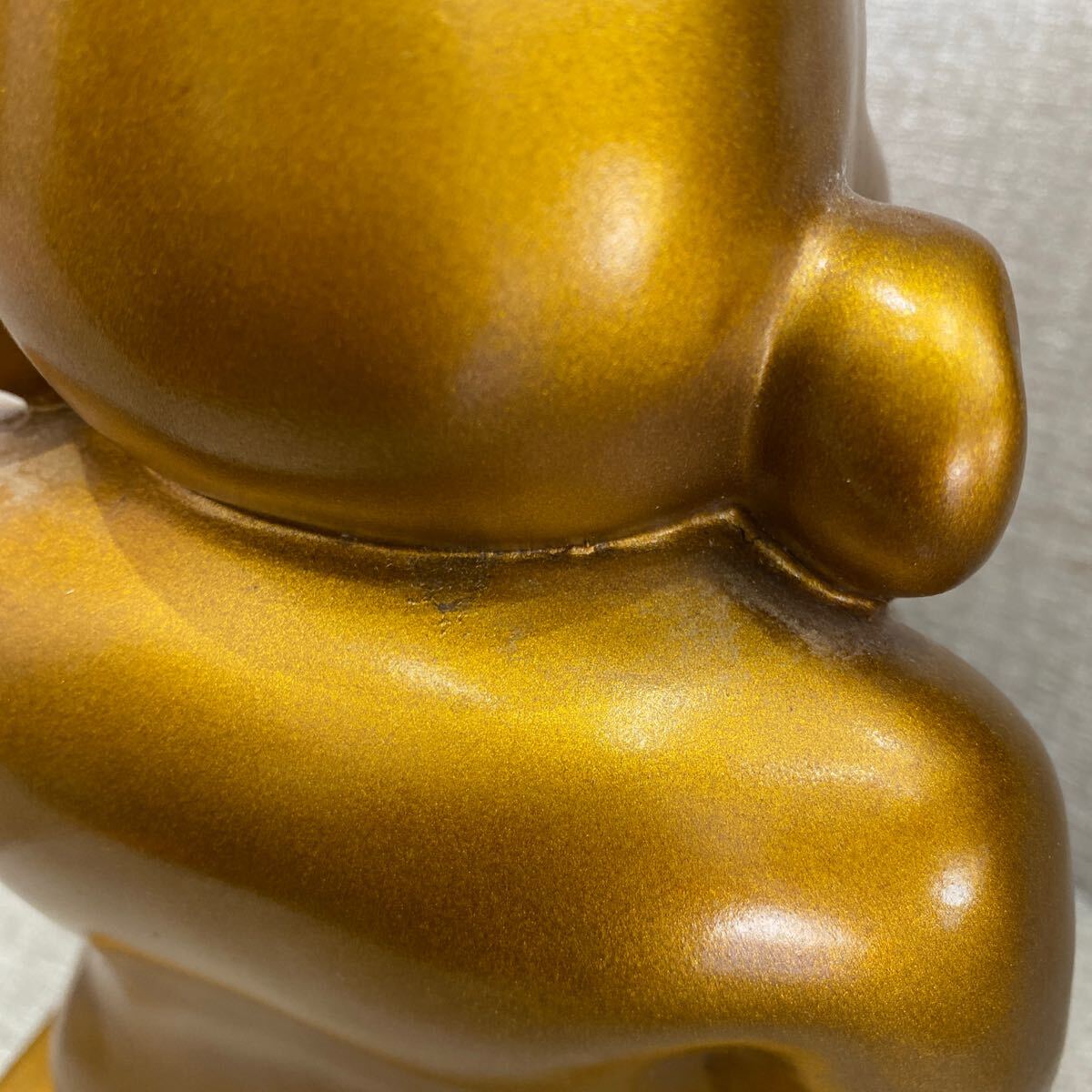 【中古保管品】 ビリケンさん ビリケン 置物 開運 インテリア 縁起物 オブジェ ゴールド BILLIKEN 商売繁盛 幸運_画像8