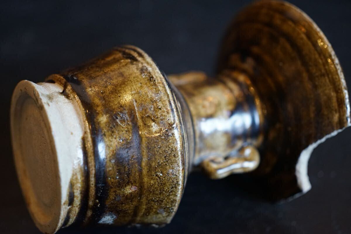 [ departure . специальный выпуск ] серп . времена старый Seto металлический .. ваза для цветов уголок есть departure . товар .. рука 