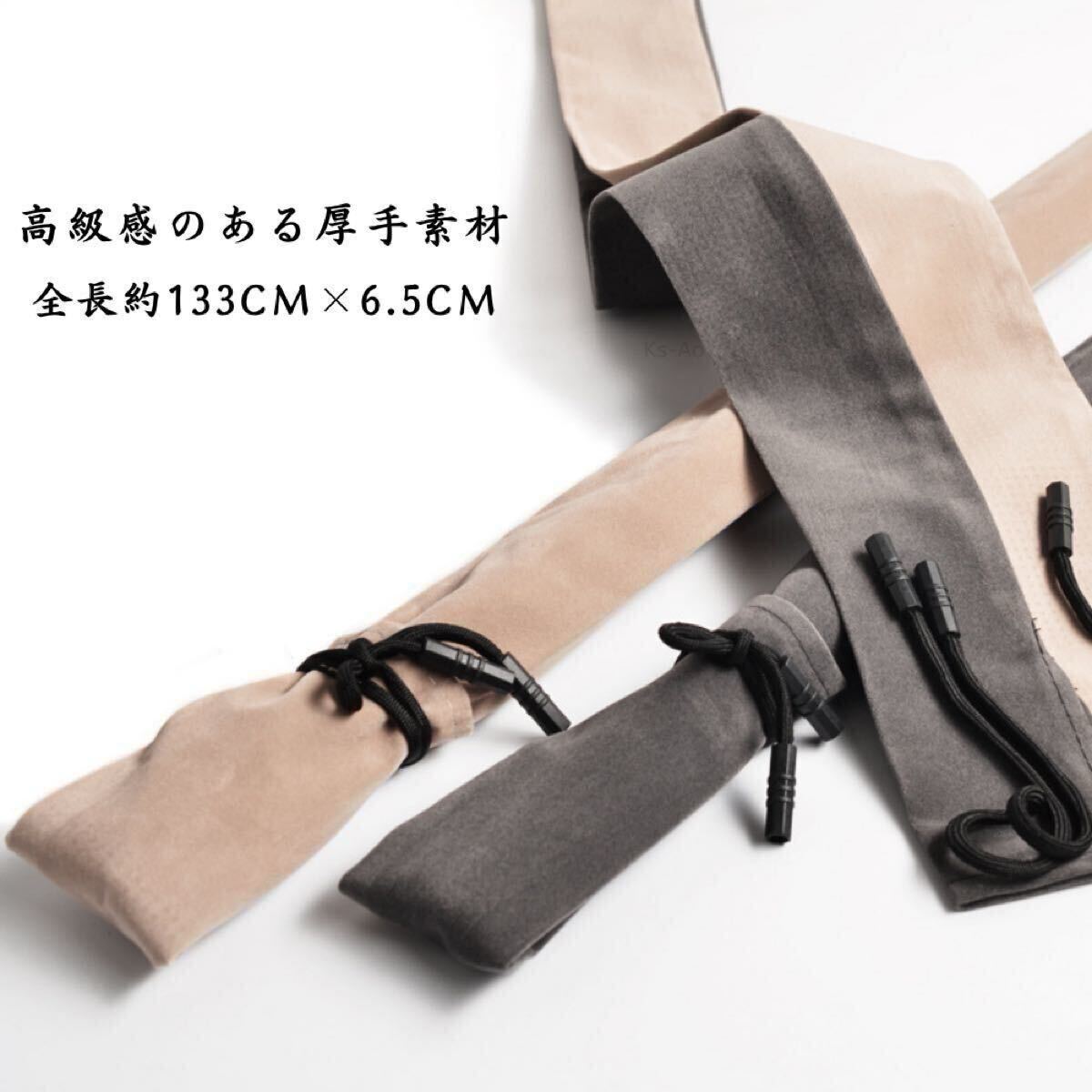 竿袋 ロッドケース ロッドカバー 収納袋 釣具 グレー_画像2