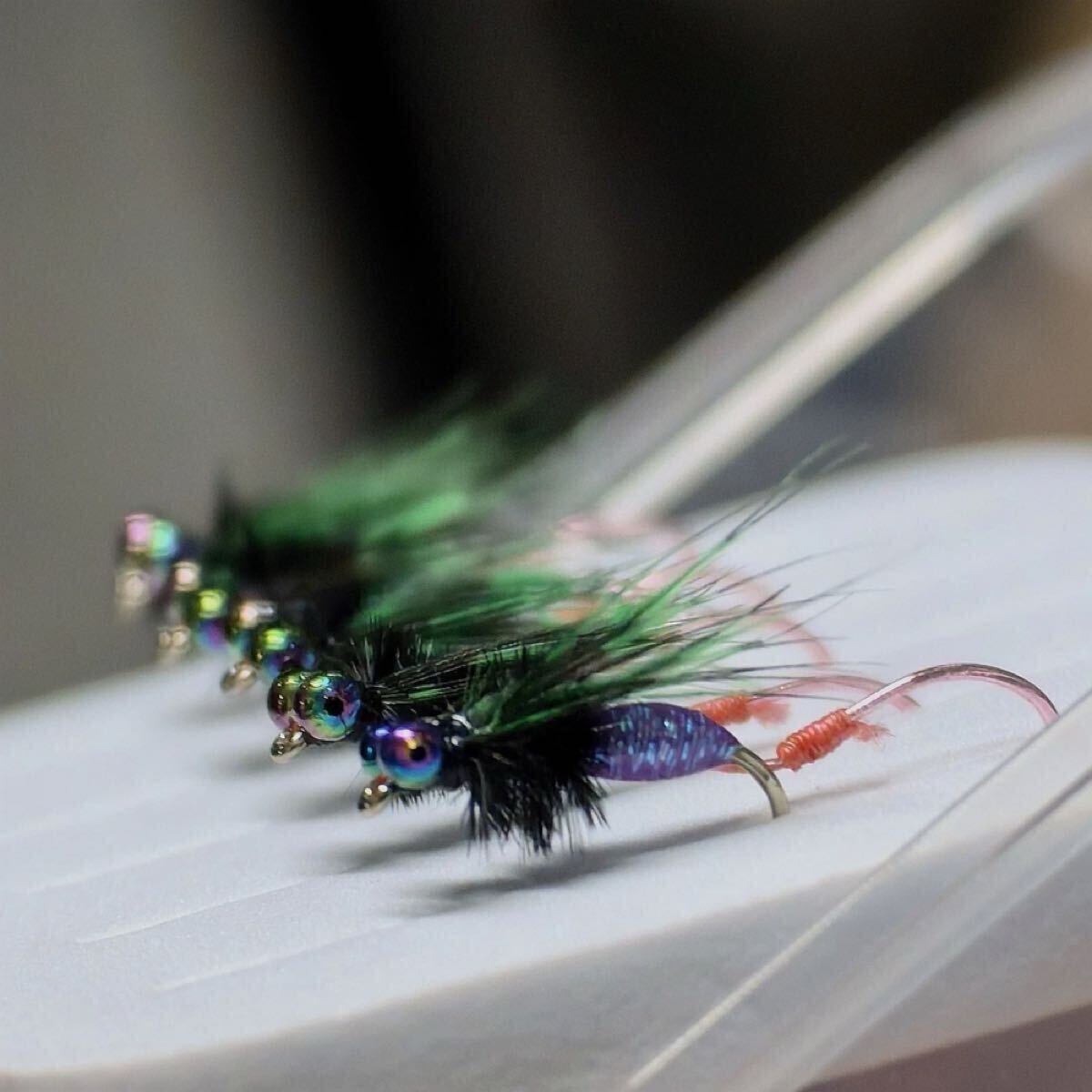 毛ばり　釣り針　フライフィッシング　渓流　釣具 #14 5本_画像3