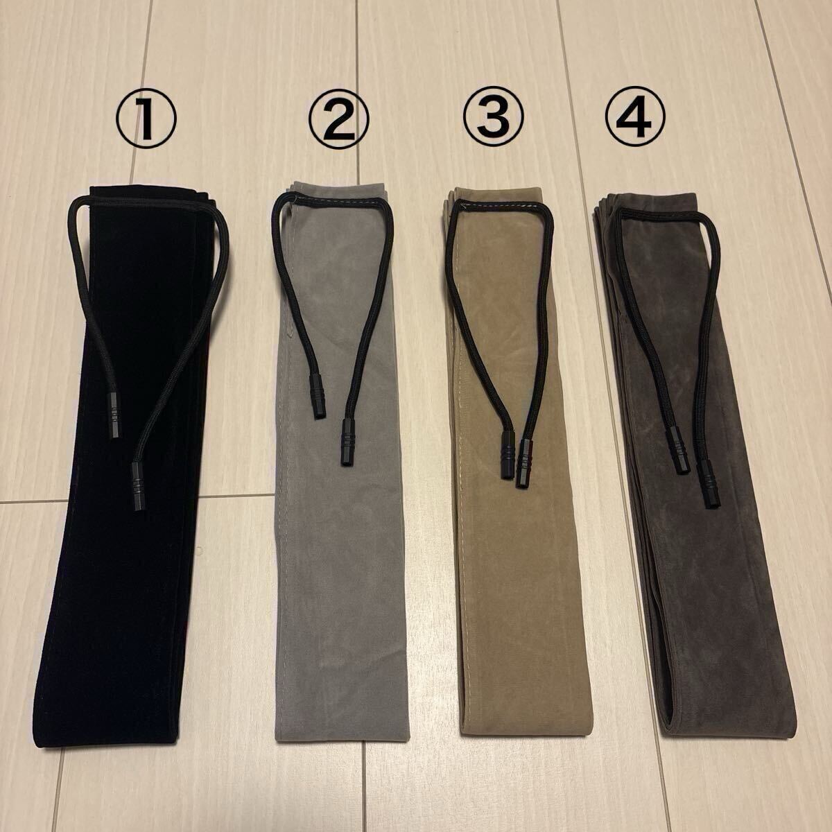 竿袋 ロッドケース ロッドカバー 収納袋 釣具 ライトグレー_画像3