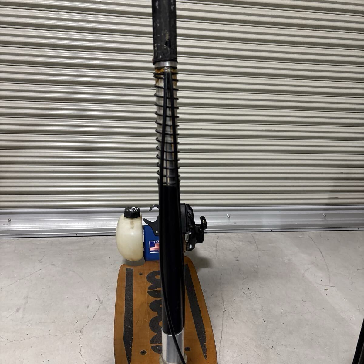 2510A7 GO-PED ゴーペッド エンジン ガソリン キックボード スクーター Patmont Motor Werks 動作未確認 現状品_画像4