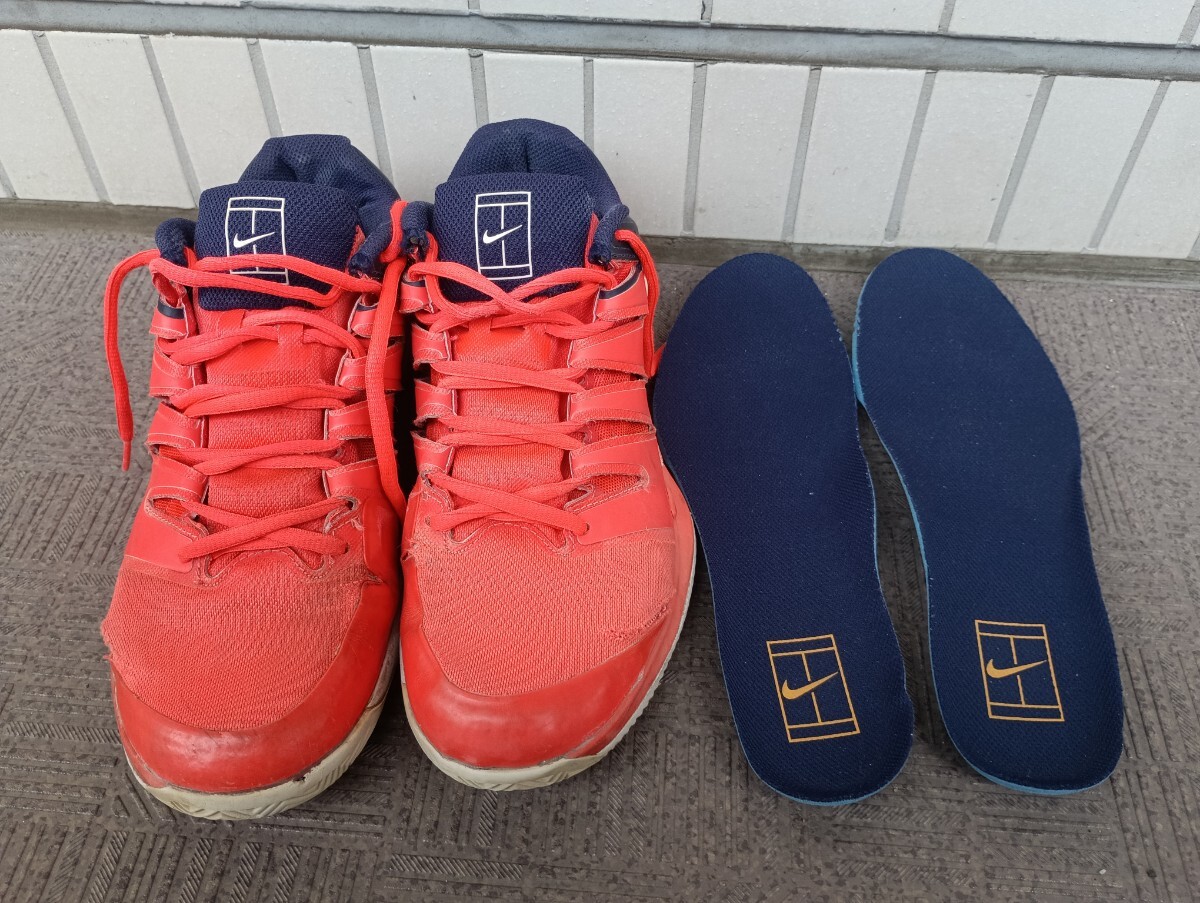 NIKEナイキ オムニ/クレーテニスシューズ AIR ZOOM VAPOR X CRAY 26cm RF ロジャー フェデラー_画像1