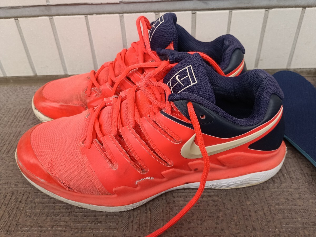 NIKEナイキ オムニ/クレーテニスシューズ AIR ZOOM VAPOR X CRAY 26cm RF ロジャー フェデラー_画像4