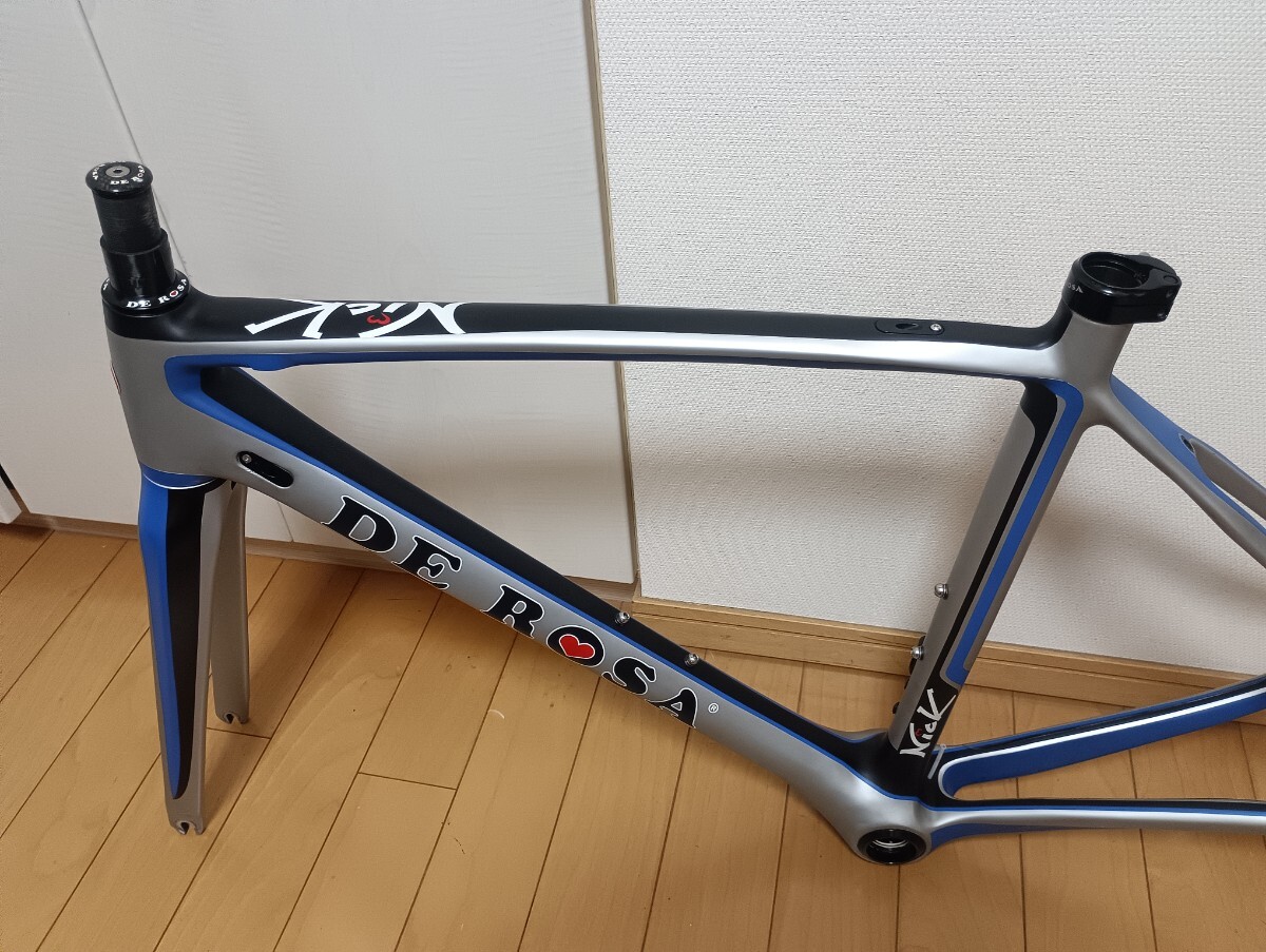 DE ROSAデローザ NICKニック ロードバイクフルカーボンフレームサイズ48（トップCC531.6mm） フレームセット_画像6
