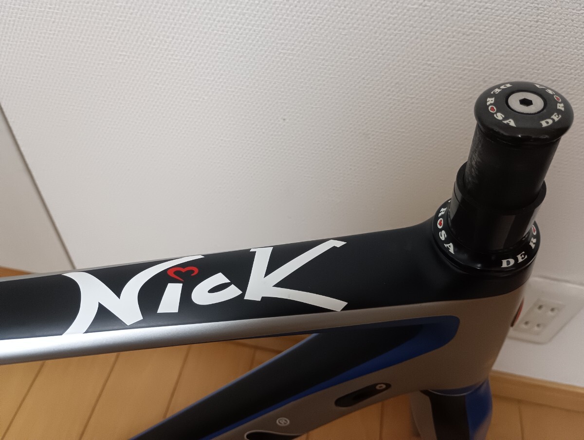 DE ROSAデローザ NICKニック ロードバイクフルカーボンフレームサイズ48（トップCC531.6mm） フレームセット_画像9
