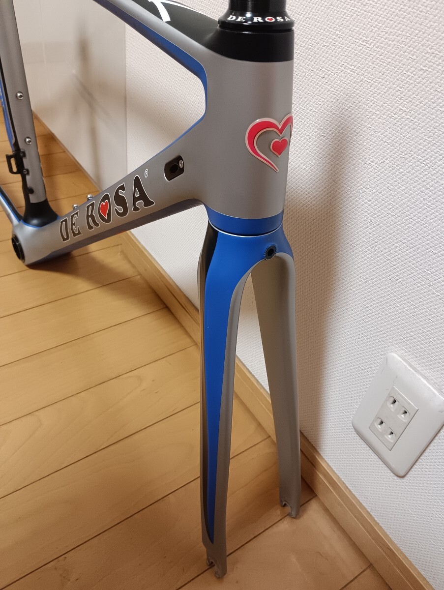 DE ROSAデローザ NICKニック ロードバイクフルカーボンフレームサイズ48（トップCC531.6mm） フレームセット_画像3