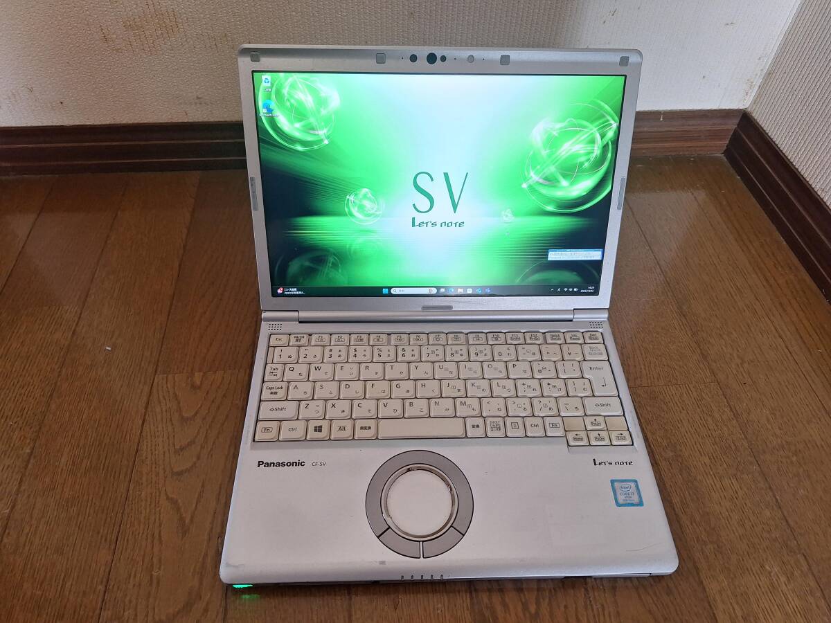1円～ DVD搭載型軽量モバイル Blu-rayドライブ搭載 CF-SV7UFKVS i7-8650U RAM16G SSD2TB 12.1WUXGA Win11 リカバリ済 ジャンク扱い_画像1