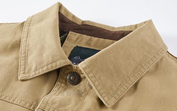 ☆新品 ジャケット メンズ ミリタリージャケット ブルゾン メンズジャケット 薄手 秋服 アウター ジャンパー コーチジャケット　/ネイビー_画像8