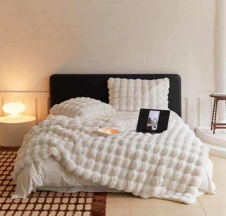 ☆新品 毛布 暖かい ふわとろ毛布 セミシングル2枚合わせ洗えるもこもこ毛布ブランケットひざ掛け 掛布団 洗濯可能 あったか エアコン対策_画像4