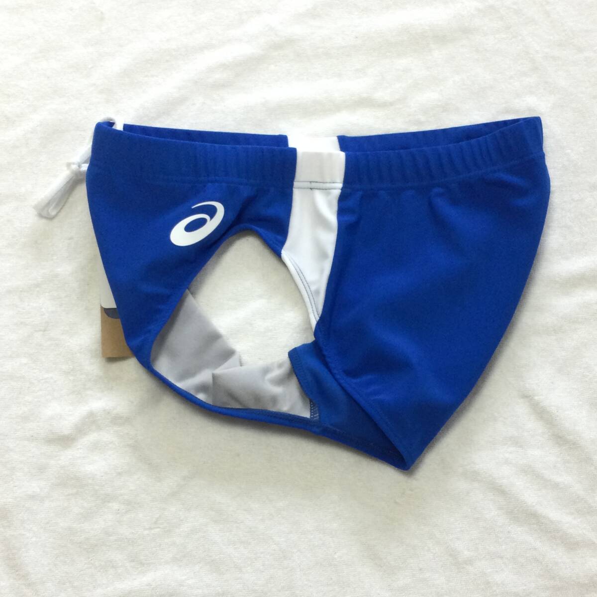 ASICS 陸上競技用ブルマ 4XLサイズ ブルーにホワイトのサイドライン_画像5